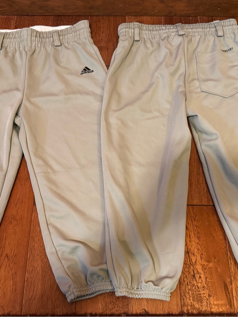 Adidas Kids Light Gray Athletic Bottoms - 2 pair